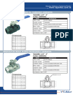 Ficha Tecnica Valvulas de Bola