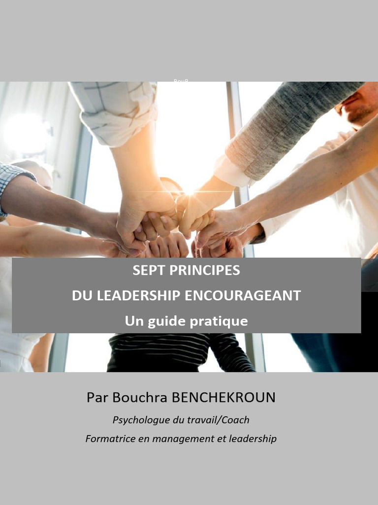 7 Principes du Leadership Encourageant | PDF | Motivation | Motivant