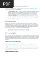 AFSB Picture Perception and Description Test