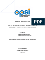 Proposal Penelitian OPSI 2024 | PDF