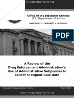 A Review The Drug Administration's Administrative To or Exploit Bulk Data