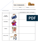 Guía 2 Los Romanos 3° Basico