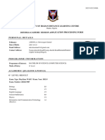 ADESOLA Oluwasegun Samuel Application Form Detail