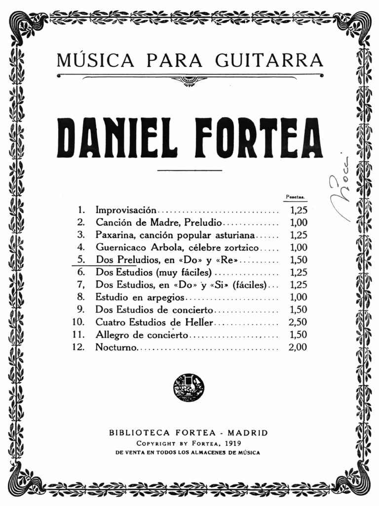 Daniel Fortea Op05 PDF