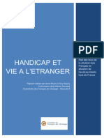 Etude Handicap Et Vie A L Etranger Afe Mars 2018