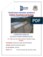 T3.1.-Memoria de Calculo Diseño Vertedor Carga Unitaria Presa A Santa Rosa