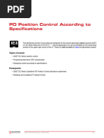 DC Motor PD Control To Specification