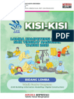 Kisi-Kisi LKS Nasional CAD BIM-Digital Konstruksi 2023