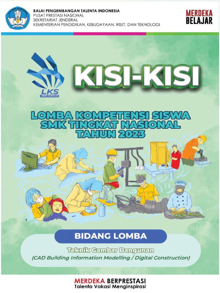 Kisi Kisi Lks Nasional Cad Bim Digital Konstruksi 2023 Pdf