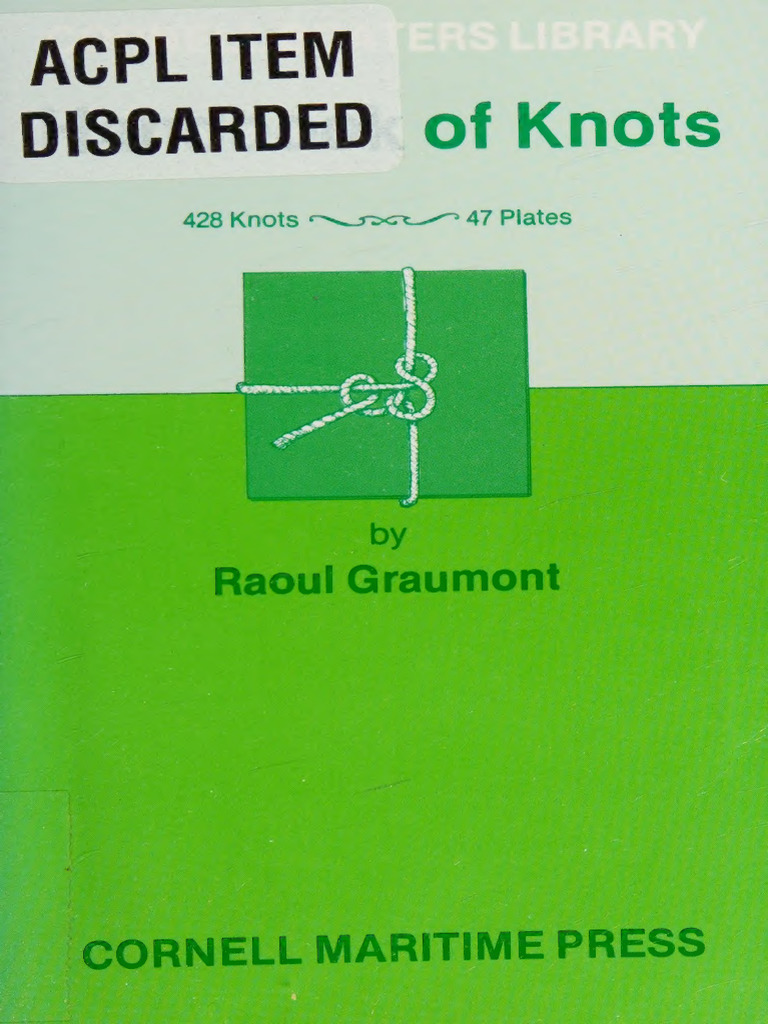 Handbook of Knots PDF Knot Ropework