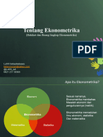 Hakikat Dan Ruang Lingkup Ekonometrika Ed