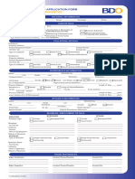 Small Business Loan Application Form For Individual - Sole - BDO