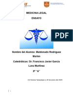 Ensayo 2 Medicina Legal