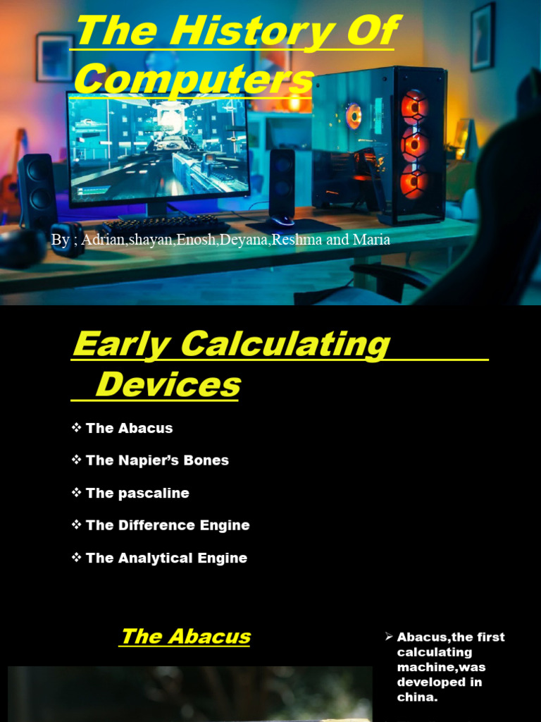 Presentation of Computer History 2 | PDF | Microcomputers | Personal ...