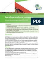 Lymphogranuloma Venereum Annual Epidemiological Report 2022 0