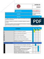 Cronograma Programa Espacios Confinados