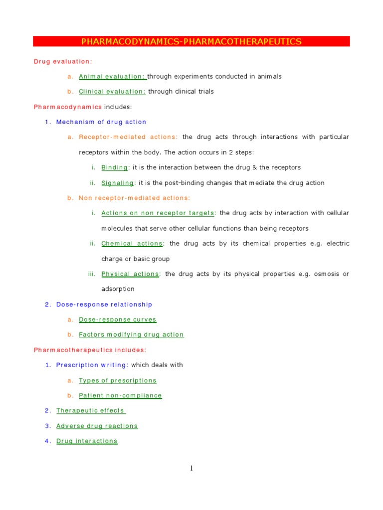 Pharmacology PD | PDF | Receptor Antagonist | Clinical Trial