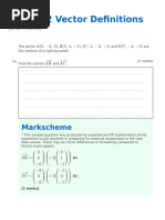 AHL 3.12 Vector Definitions