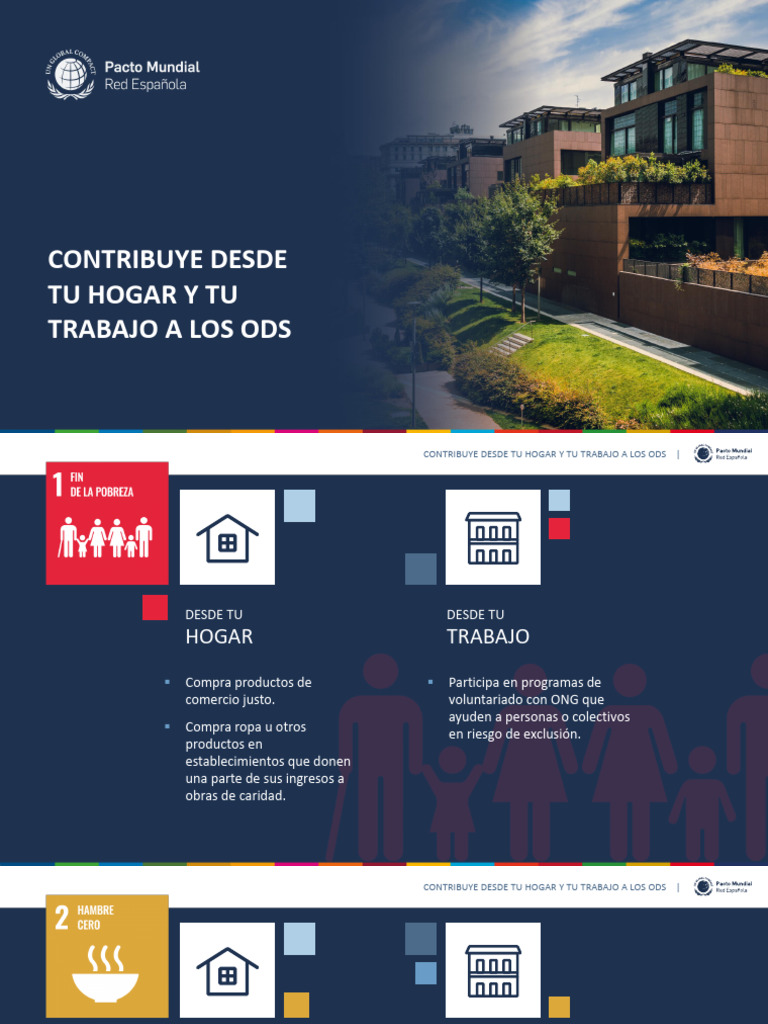 Contribuye Desde Tu Trabajo y Hogar A Los ODS | PDF | Residuos | El ...
