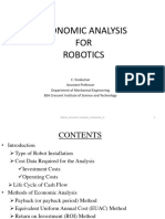 Economic Analysis For Robotics