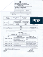 CCF - Sem 1 Time Table