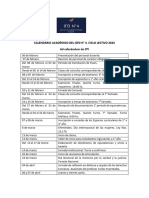 Calendario Academico Isfd 4 2023