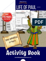 Life of Paul The Apostle Activity Book