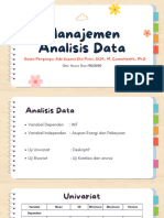 Manajemen Analisis Data