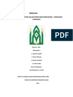 Makalah Tindak Pidana Korupsi Dalam Peraturan Perundang - Undangan Indonesia