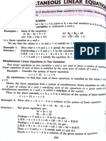 Simultaneous Equations Handout