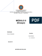 Ensayo de Servicio Modulo II