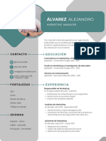 Currículum Marketing Moderno Verde y Gris - 20240215 - 151041 - 0000