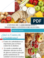 Conteo de Carbohidratos y Monitoreo Continuo de Glucosa