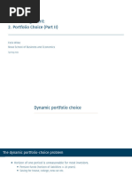 Asset Management: 2. Portfolio Choice (Part II) : Felix Wilke Nova School of Business and Economics