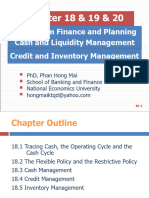 Handout Chapter 18 19 20 Short Term Finance and Planning 2024