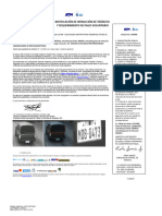 Notificación de Infracción de Tránsito Y Requerimiento de Pago Voluntario
