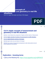 LSM 1123 - CLO 4.3 Apply Perimeter and Area of 2D Shapes