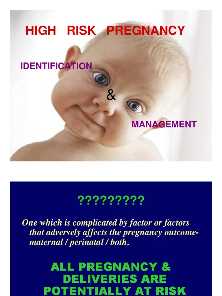 Management of High Risk Pregnancy | PDF | Childbirth | Preterm Birth