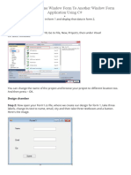 C - Sharp - Pass Data From One Window Form To Another Window Form Application