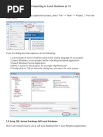 C - Sharp - Connecting To Local Database