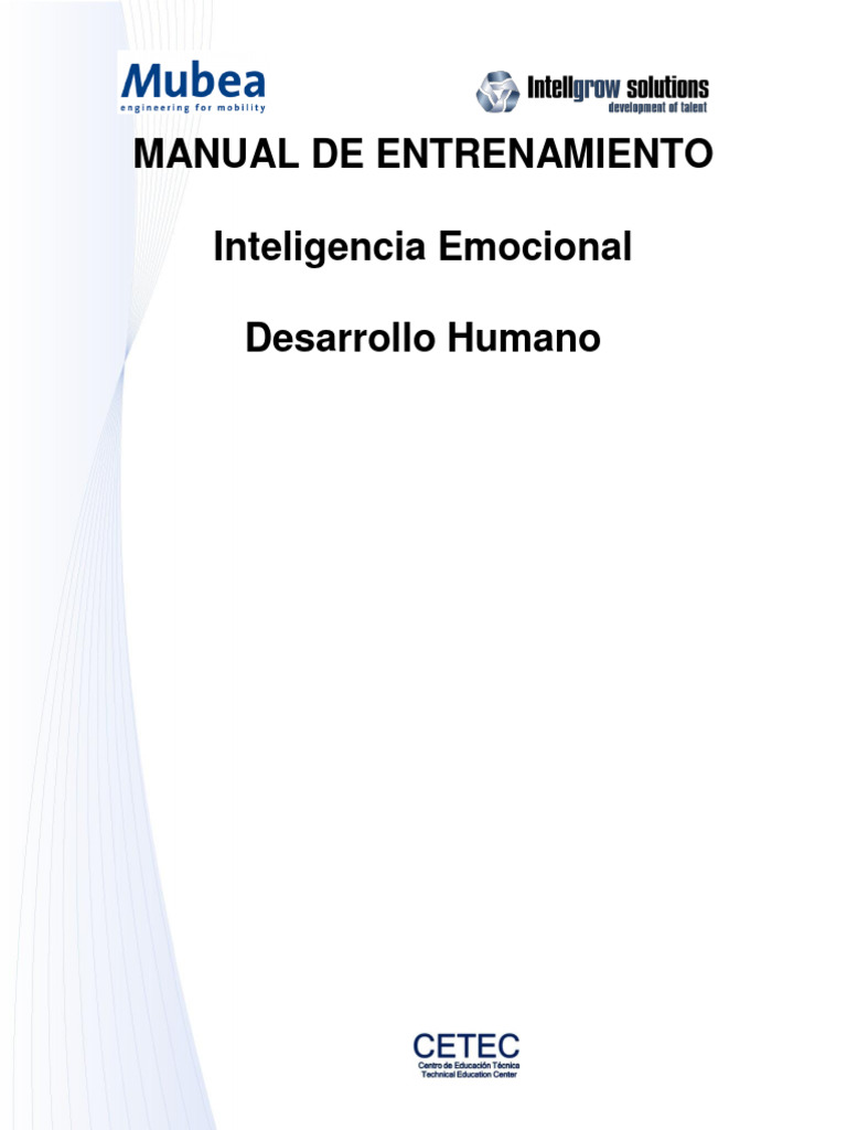 Inteligencia Emocional | PDF | Las emociones | Inteligencia emocional