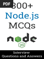 300+ Node - Js MCQ Interview Questions and Answers MCQ Format - Manish Salunke