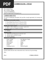 Iit Madras Resume Template 2 Page | PDF | Deep Learning | Computer Science