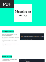 Mapping An Array