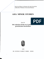 (Asia Minor Studien 36) María Paz de Hoz - Die Lydischen Kulte Im Lichte Der Griechischen Inschriften-Habelt (1999)