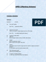 Marking Scheme June 2001 Paper 2 ..