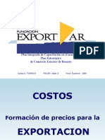 Fund ExportAr 2005 - PECER - Costos