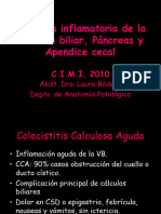 Colecistitis, Apendicitis y Pancreatitis