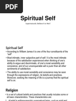 Chapter 2.4. Spiritual Self