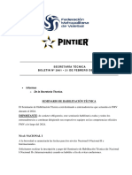 Secretaría Técnica Boletin #2961 - 21 de Febrero de 2024